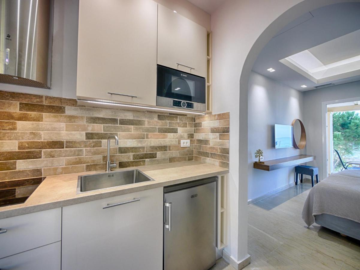 Vistonia Apartment Agios Georgios Pagon Bagian luar foto