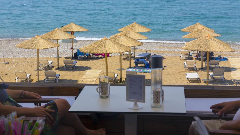 Vistonia Apartment Agios Georgios Pagon Bagian luar foto