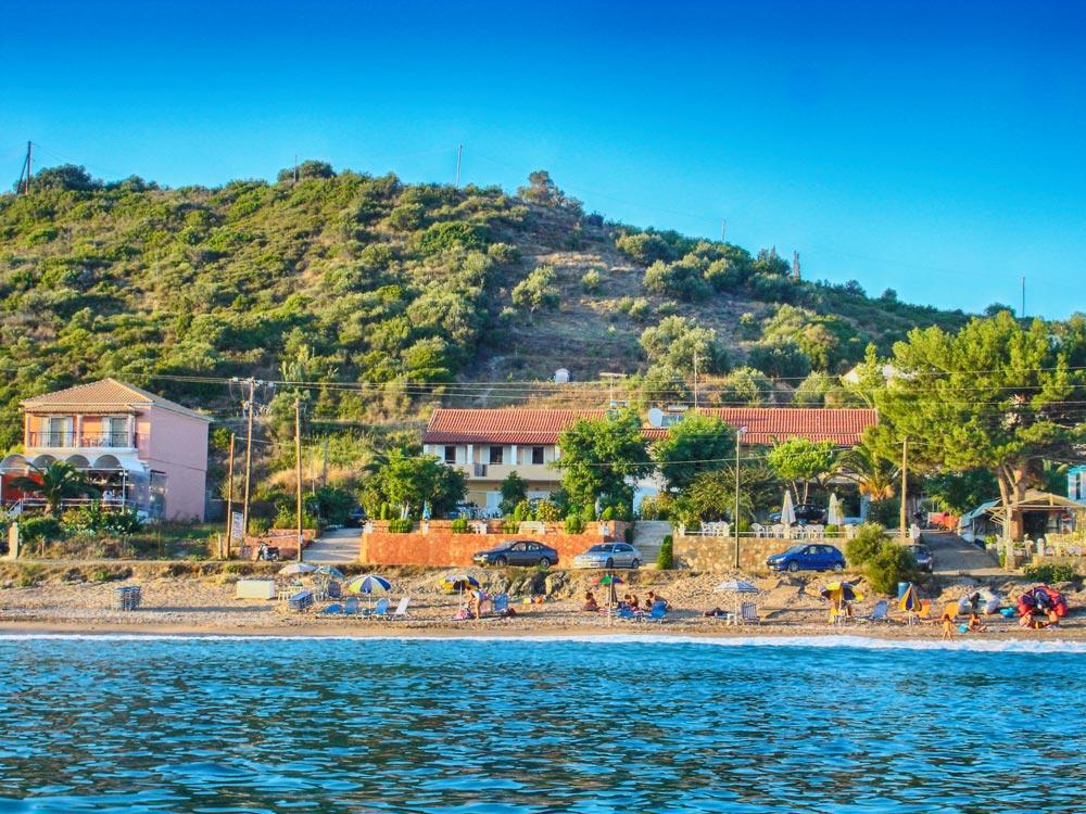 Vistonia Apartment Agios Georgios Pagon Bagian luar foto