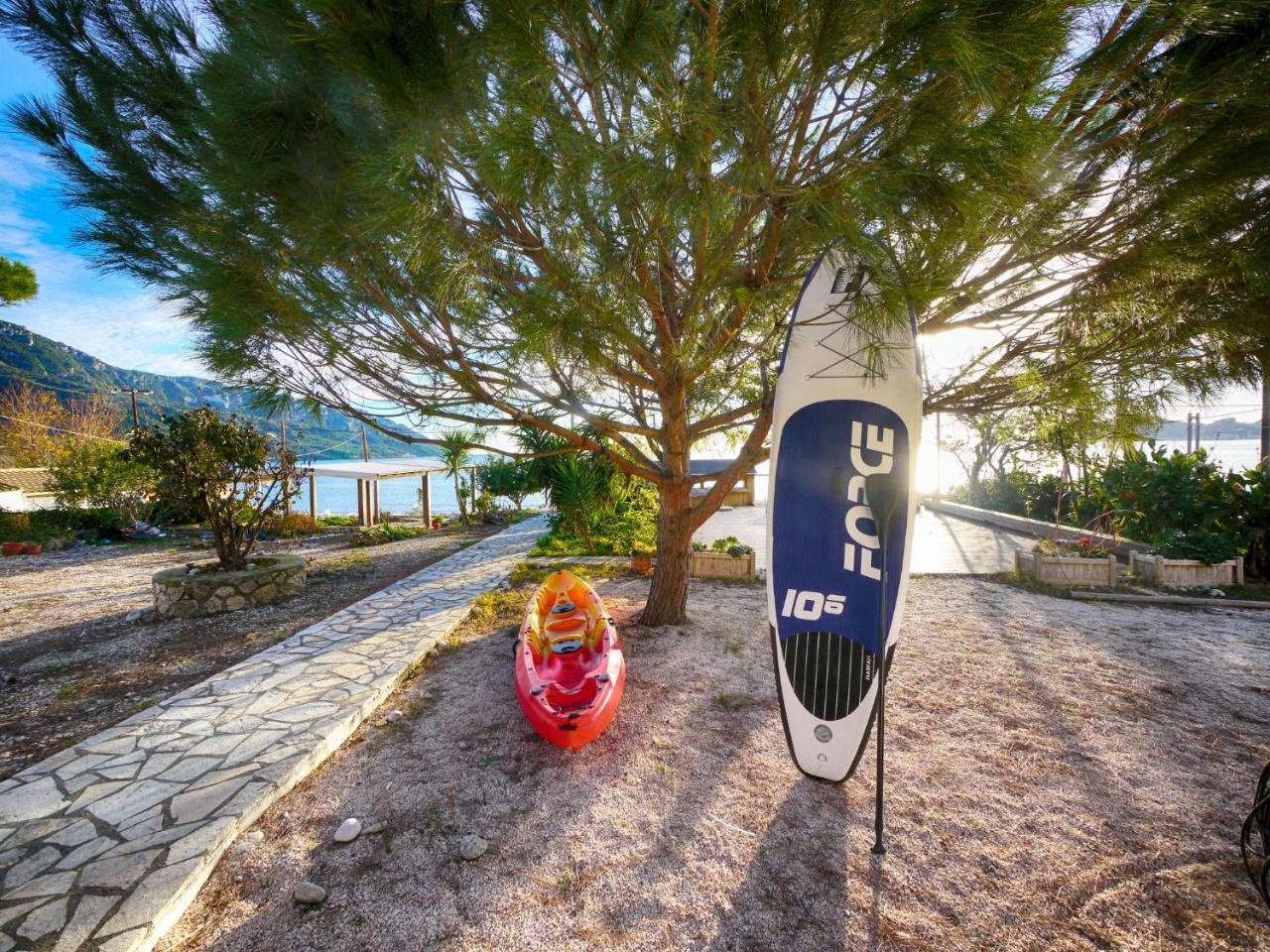 Vistonia Apartment Agios Georgios Pagon Bagian luar foto